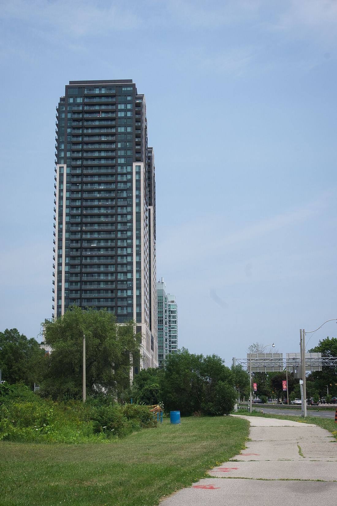 A condominium tower in Toronto