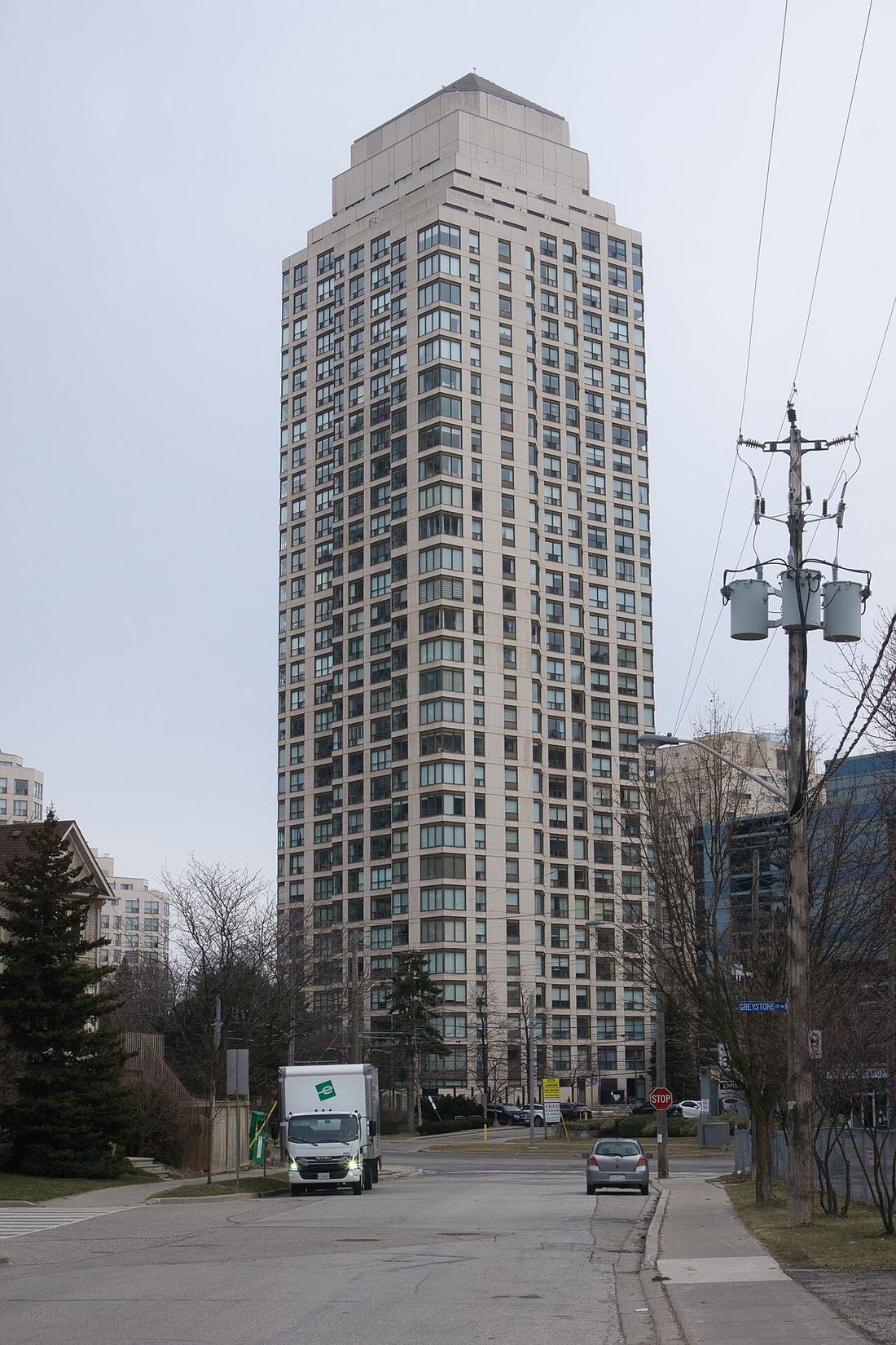 An apartment building in Toronto
