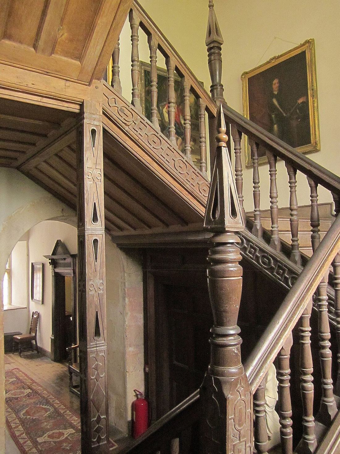 A staircase inside a house