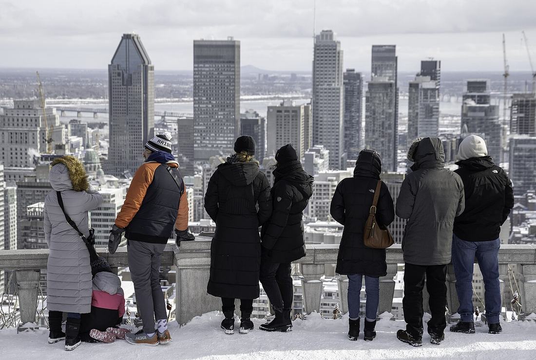 The Montreal skyline