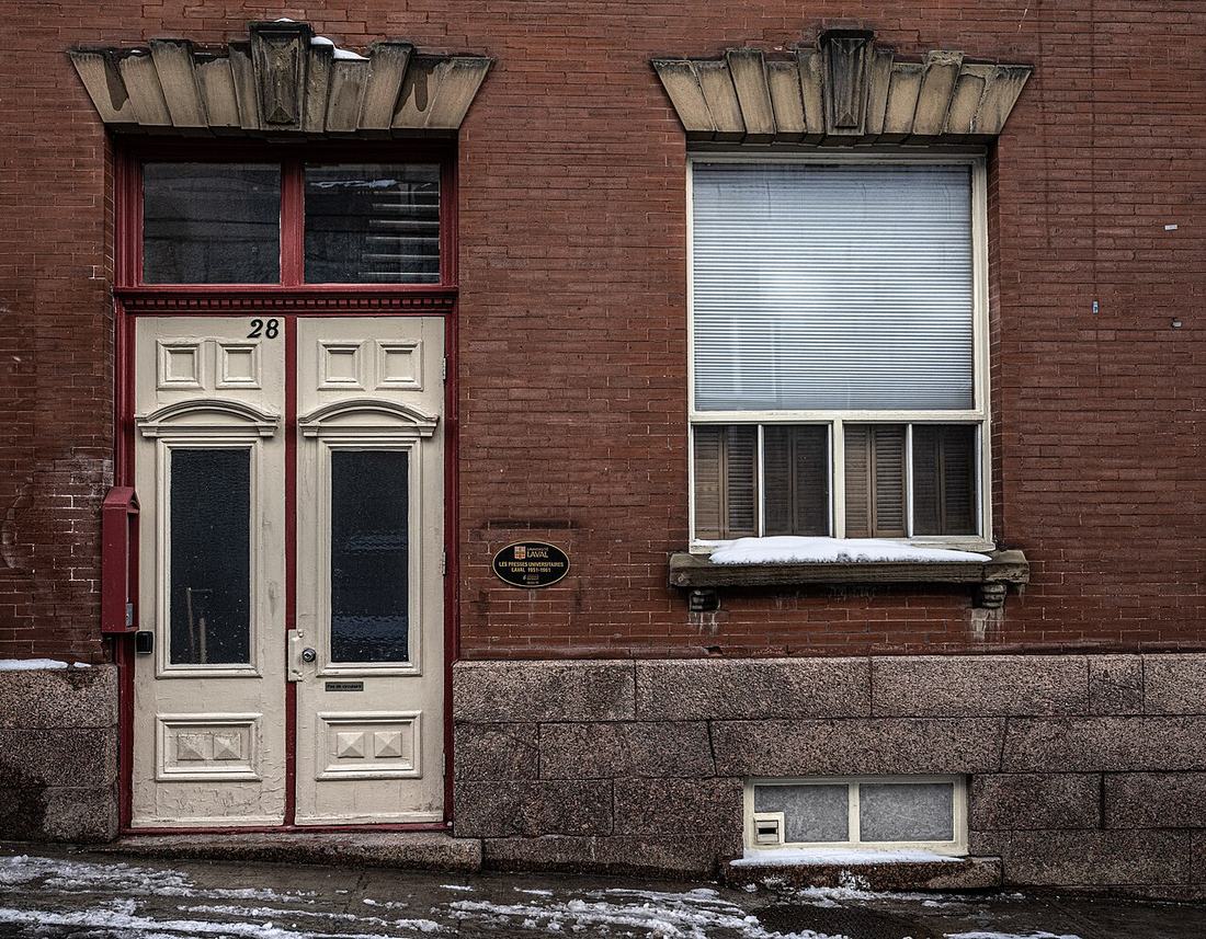 A brick house in Quebec City