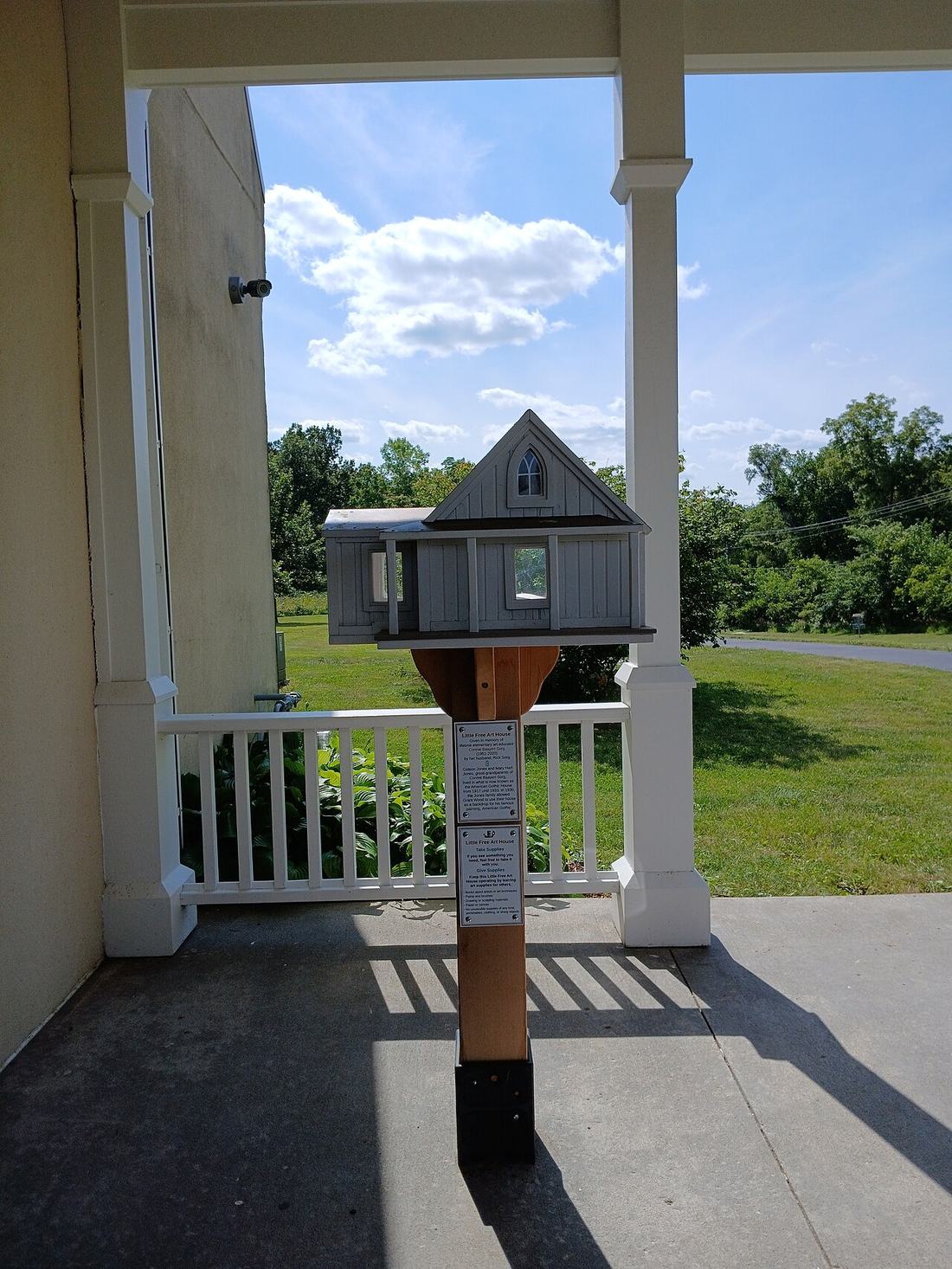 A miniature model house