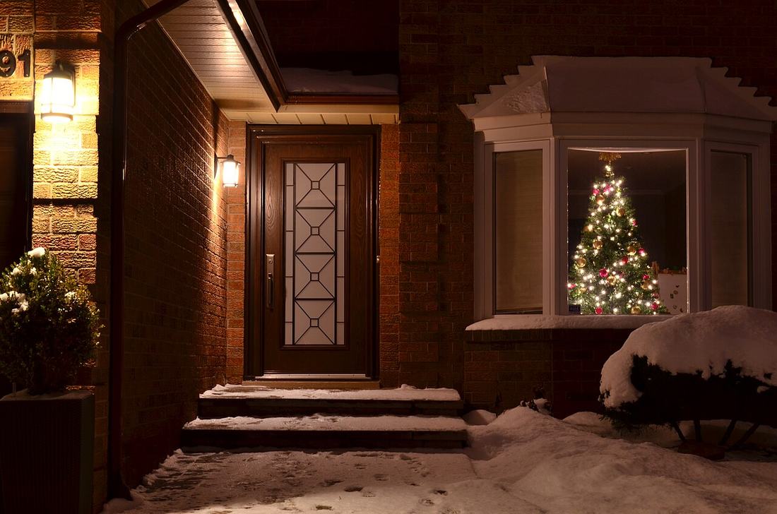 A house in snow in Canada