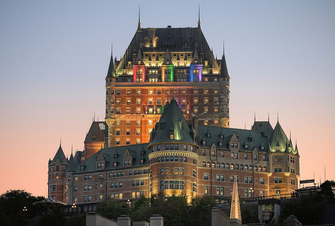 The Chateau Frontenac in Quebec City